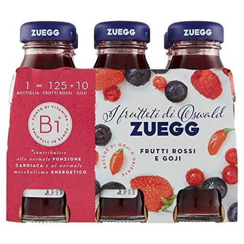 Zuegg Succo Frutti Rossi e Goji Pacco da 6 x 125 ml