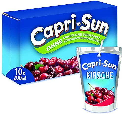 Sun Capri Capri da sole da sole ciliegio 10 Box, Confezione da 4 (4 x 200 ml)