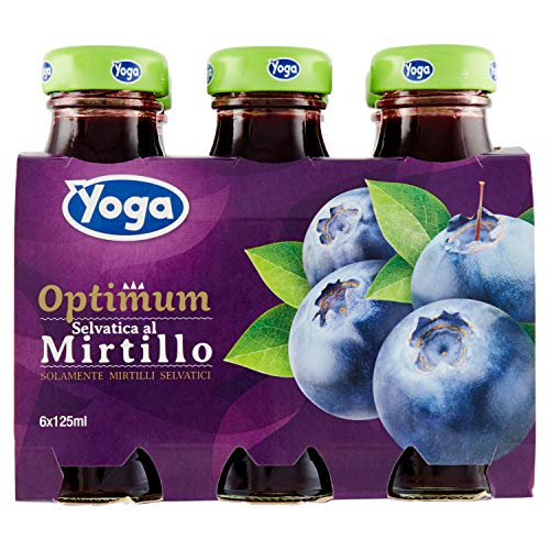 Yoga Optimum Succo Mirtillo, 6 x 125ml