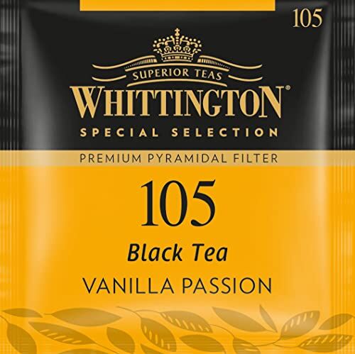 Lavazza Whittington Tea Premium Pyramidale Filter Black Tea Vanilla Passion 105