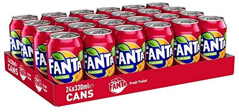 Fanta Fruit Twist 330 ML (Confezione con 24 X 330 ML)