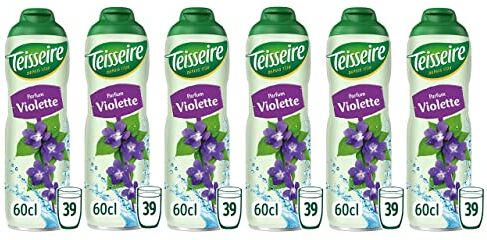 Teisseire Confezione da 6 sciroppi viola 6 x 60 cl