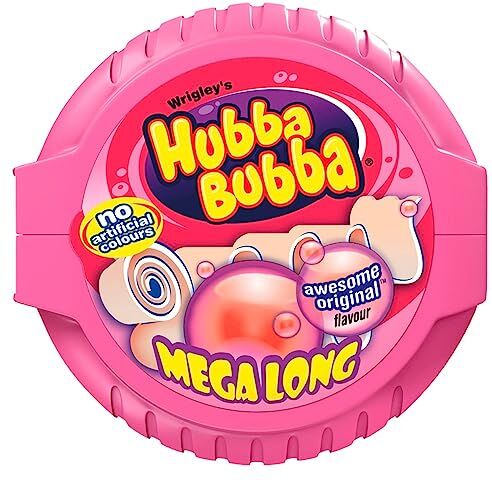 Generic SKHubba Bubba Fancy Fruit Bubblegum Mega Long Tape 56g