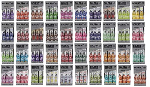 Bolero Sticks Set di prova con le 57 varietà più popolari + Increase Shaker da 600 ml