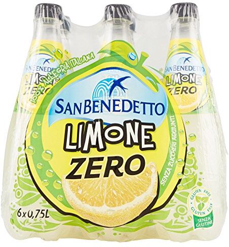 San Benedetto Limone Bibita Analcolica Gasata, Confezione da 6 x 750ml