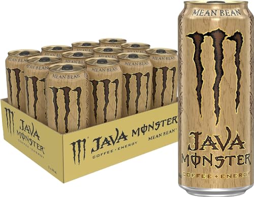 Monster Cable Java Mean Bean Cans, 444 mL, 12 Pack