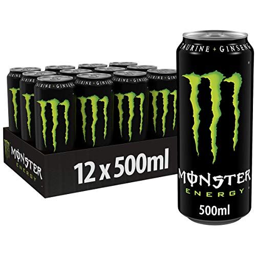 Monster Cable Energy Lattina, Energy Drink, Energia, Eccitante, con Taurina e Caffeina 0,5 l