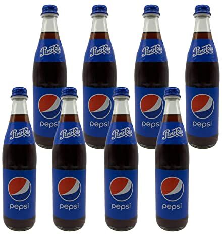 Pepsi Cola L'originale 8 bottiglie di vetro da 0,5 l