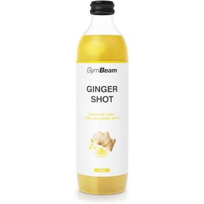 GymBeam Lo Shot di Zenzero Succo Naturale Con Miele, Acqua di Cocco e Limone Promuove Salute e Vitalità Rinfrescante, Perfetto da Solo o Diluito (500 ml) GymBeam Lo Shot di Zenzero Succo Naturale Con Miele, Acqua di Cocco e Limone Promuove Salute e Vitalità Rinfrescante, Perfetto da Solo o Diluito (500 ml)