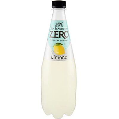 San Benedetto Limone Zero 12 bottiglie in PET senza zucchero, 75 cl, colore: limone San Benedetto Limone Zero 12 bottiglie in PET senza zucchero, 75 cl, colore: limone