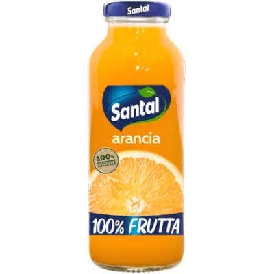 Santal Succo 100% Frutta Gusto Arancia Confezione da 12 Bottiglie da 250 ml Santal Succo 100% Frutta Gusto Arancia Confezione da 12 Bottiglie da 250 ml
