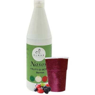 ALMAR GUSTO ITALIANO Almar Sciroppo Superconcentrato per Granita, Gusto Frutti di Bosco, Da Usare Con Base Granita Naxos, Ideale per Bar, Chioschi e Uso Domestico, Senza Conservanti, Bottiglia da 1kg ALMAR GUSTO ITALIANO Almar Sciroppo Superconcentrato per Granita, Gusto Frutti di Bosco, Da Usare Con Base Granita Naxos, Ideale per Bar, Chioschi e Uso Domestico, Senza Conservanti, Bottiglia da 1kg
