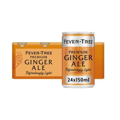 FEVER-TREE Refreshingly Light Ginger Ale 8 x 150 ml (confezione da 3, totale 24 lattine) FEVER-TREE Refreshingly Light Ginger Ale 8 x 150 ml (confezione da 3, totale 24 lattine)