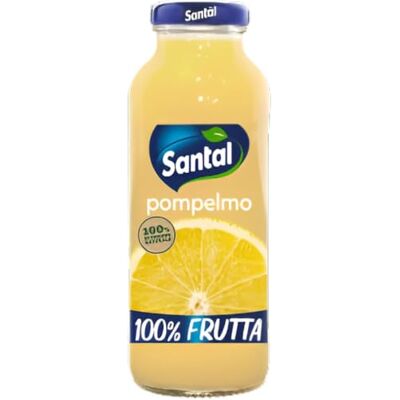 Santal Succo 100% Frutta Gusto Pompelmo Confezione da 12 Bottiglie da 250 ml Santal Succo 100% Frutta Gusto Pompelmo Confezione da 12 Bottiglie da 250 ml