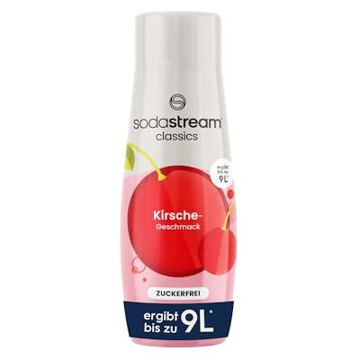 sodastream Sciroppo alla ciliegia senza zucchero, 1 bottiglia produce 9 litri di bevanda pronta, preparato in pochi secondi e sempre fresco, 440 ml sodastream Sciroppo alla ciliegia senza zucchero, 1 bottiglia produce 9 litri di bevanda pronta, preparato in pochi secondi e sempre fresco, 440 ml