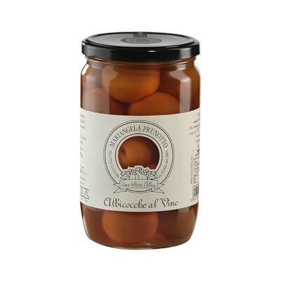 Mariangela Prunotto Azienda Agricola Prunotto Mariangela Albicocche Sciroppate al Vino, 700 Grammi Mariangela Prunotto Azienda Agricola Prunotto Mariangela Albicocche Sciroppate al Vino, 700 Grammi