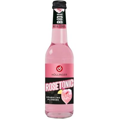 Höllinger Rose Tonic Bio, Bevanda Analcolica Frizzante, Bottiglia di Vetro, Confezione da 12 x 330ml, Fiori Spumeggianti Höllinger Rose Tonic Bio, Bevanda Analcolica Frizzante, Bottiglia di Vetro, Confezione da 12 x 330ml, Fiori Spumeggianti