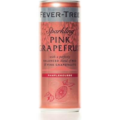 FEVER-TREE Pink Grapefruit Soda Lattina 12 x 250 ml FEVER-TREE Pink Grapefruit Soda Lattina 12 x 250 ml