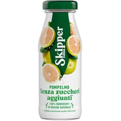 Zuegg Skipper Pompelmo 200ml x24 Succo di Frutta Senza Zucchero, 100% Ingredienti di Origine Naturale Zuegg Skipper Pompelmo 200ml x24 Succo di Frutta Senza Zucchero, 100% Ingredienti di Origine Naturale
