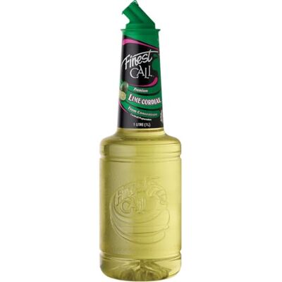 Finest Call , Cordial Lime, 1 l, Sciroppo con Succo di Lime, Ideale per Margarita, Cocktail Classici e Analcolici Finest Call , Cordial Lime, 1 l, Sciroppo con Succo di Lime, Ideale per Margarita, Cocktail Classici e Analcolici