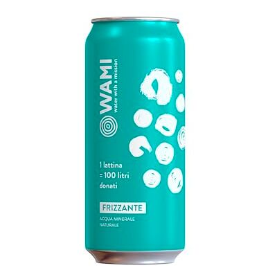 WAMI Acqua Frizzante in Lattina da 50 cl, Pack da 24 Pezzi, Acqua Minerale Italiana da Fonte Arcobaleno, Idratazione Quotidiana, Lattina in Alluminio 100% Riciclabile, Senza Plastica WAMI Acqua Frizzante in Lattina da 50 cl, Pack da 24 Pezzi, Acqua Minerale Italiana da Fonte Arcobaleno, Idratazione Quotidiana, Lattina in Alluminio 100% Riciclabile, Senza Plastica