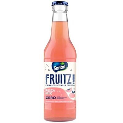 Santal Fruitz Pesca Mix ZERO Analcolico alla Frutta Ingredienti 100% di Origine Naturale Confezione da 12 Bottiglie da 200ml Santal Fruitz Pesca Mix ZERO Analcolico alla Frutta Ingredienti 100% di Origine Naturale Confezione da 12 Bottiglie da 200ml