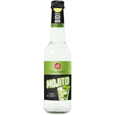 Höllinger Mojito Analcolico Bio, Bevanda al Lime e Menta, Bottiglia di Vetro 330ml, Cocktail Analcolico Premium, Senza Alcool, Biologico Certificato Höllinger Mojito Analcolico Bio, Bevanda al Lime e Menta, Bottiglia di Vetro 330ml, Cocktail Analcolico Premium, Senza Alcool, Biologico Certificato