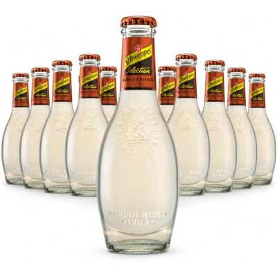 Schweppes selection Ginger Beer & Chili 20 Cl confezione da 12 Bottigliette Schweppes selection Ginger Beer & Chili 20 Cl confezione da 12 Bottigliette