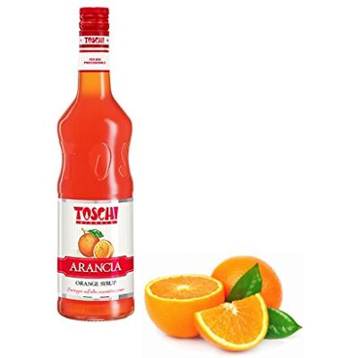 Toschi KG 1,32 SCIROPPO GLUTEN FREE ALL' ARANCIA PER GRANITE E COCKTAIL ORANGE SYRUP IN BOTTIGLIA PER BAR GELATERIE E PASTICCERIE Toschi KG 1,32 SCIROPPO GLUTEN FREE ALL' ARANCIA PER GRANITE E COCKTAIL ORANGE SYRUP IN BOTTIGLIA PER BAR GELATERIE E PASTICCERIE