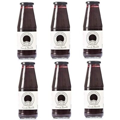Mariangela Prunotto Azienda Agricola Succo di Mirtillo, Particolarmente Intrigante, 6 Confezioni da 690 Ml, 4140 Millilitri Mariangela Prunotto Azienda Agricola Succo di Mirtillo, Particolarmente Intrigante, 6 Confezioni da 690 Ml, 4140 Millilitri