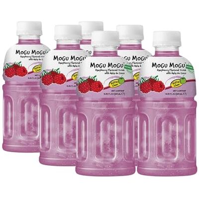 Mogu Mogu 6 Bottiglie al Lampone Raspberry Bottiglia da 320 ml Asian Food Mogu Mogu 6 Bottiglie al Lampone Raspberry Bottiglia da 320 ml Asian Food