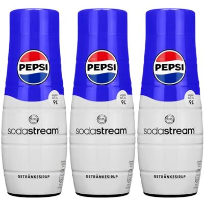 sodastream 3 x SCIROPPO PEPSI COLA 440 ML CONCENTRATO PER SATURATORE sodastream 3 x SCIROPPO PEPSI COLA 440 ML CONCENTRATO PER SATURATORE