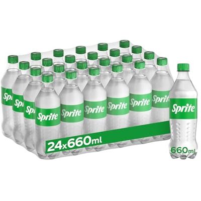 Sprite – Bevanda Analcolica Frizzante, Gusto Lemon-Lime, Naturalmente Rinfrescante, Bottiglia PET 100% Riciclabile Confezione da 24 Bottiglie da 660ml Sprite – Bevanda Analcolica Frizzante, Gusto Lemon-Lime, Naturalmente Rinfrescante, Bottiglia PET 100% Riciclabile Confezione da 24 Bottiglie da 660ml