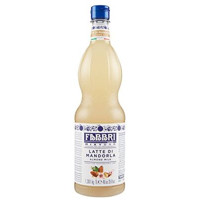 Fabbri Sciroppo Liquido gluten free "Mixybar" latte mandorla lt.1 Fabbri Sciroppo Liquido gluten free "Mixybar" latte mandorla lt.1