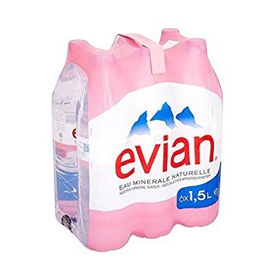 evian Acqua minerale naturale 1.5 L evian Acqua minerale naturale 1.5 L