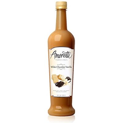 Amoretti Premium Syrup, White Chocolate Vanilla, 25.4 Ounce Amoretti Premium Syrup, White Chocolate Vanilla, 25.4 Ounce
