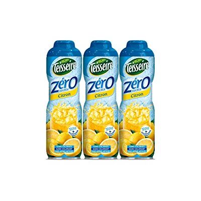 Teisseire Pack 3 Sciropppo Limone 0% zucchero 3 x 0,6 cl Teisseire Pack 3 Sciropppo Limone 0% zucchero 3 x 0,6 cl