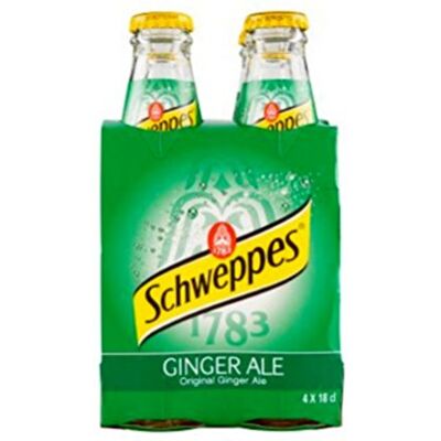 Schweppes Ginger Ale 180ml (Confezione da 24) Schweppes Ginger Ale 180ml (Confezione da 24)