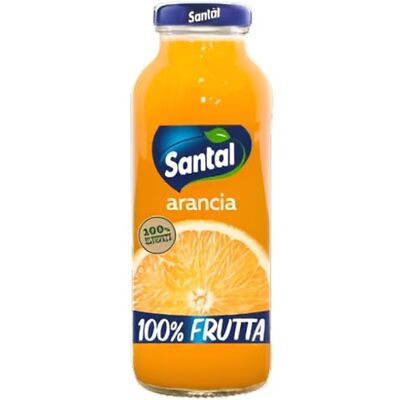 Santal Succo 100% Frutta Gusto Arancia Confezione da 24 Bottiglie da 250 ml Santal Succo 100% Frutta Gusto Arancia Confezione da 24 Bottiglie da 250 ml