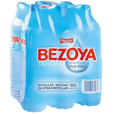 Pascual Bezoya Acqua Minerale Acqua di Mineralizzazione molto debole Confezione da 6 x 1,5 L Pascual Bezoya Acqua Minerale Acqua di Mineralizzazione molto debole Confezione da 6 x 1,5 L