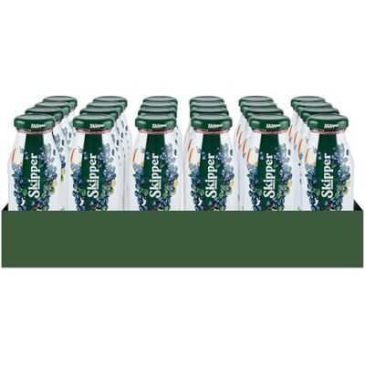 Zuegg Skipper Bar Succo di Frutta Gusto Mirtillo Senza Zuccheri Aggiunti, Linea Bar in Bottiglietta di Vetro Bevanda a base di Mirtillo, Mela e Uva (200ml x 24 Pezzi) Zuegg Skipper Bar Succo di Frutta Gusto Mirtillo Senza Zuccheri Aggiunti, Linea Bar in Bottiglietta di Vetro Bevanda a base di Mirtillo, Mela e Uva (200ml x 24 Pezzi)