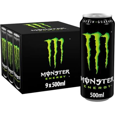 Coca-Cola Europacific Partners Monster Energy Drink, 9 x 500 ml Coca-Cola Europacific Partners Monster Energy Drink, 9 x 500 ml