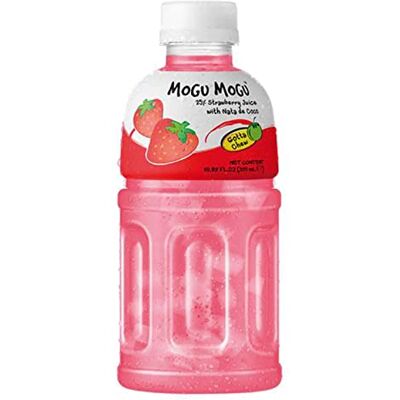 Mogu Mogu 6 Bottiglie Strawberry Fragola da 320 ml Asian Food Mogu Mogu 6 Bottiglie Strawberry Fragola da 320 ml Asian Food