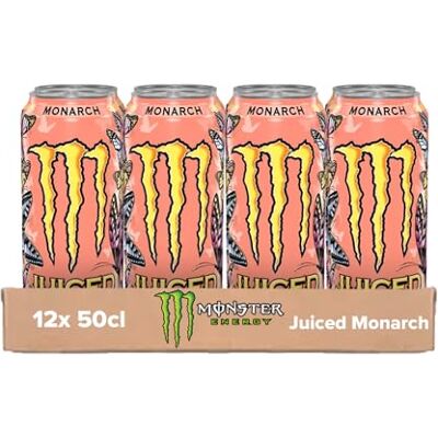 Monster Cable Energy Juiced Monarch blik 12x50 cl NL Monster Cable Energy Juiced Monarch blik 12x50 cl NL