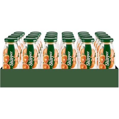 Zuegg Skipper Bar Succo di Frutta Gusto Arancia Senza Zuccheri Aggiunti, Linea Bar in Bottiglietta di Vetro Bevanda a base di Purea di Arancia, 100% Ingredienti Origine Naturale (200ml x 24 Pezzi) Zuegg Skipper Bar Succo di Frutta Gusto Arancia Senza Zuccheri Aggiunti, Linea Bar in Bottiglietta di Vetro Bevanda a base di Purea di Arancia, 100% Ingredienti Origine Naturale (200ml x 24 Pezzi)
