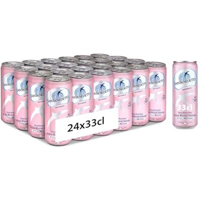 San Benedetto Acqua Minerale , Acqua Minerale Naturale Oligominerale microbiologicamente pura, in lattina da 33 cl San Benedetto Acqua Minerale , Acqua Minerale Naturale Oligominerale microbiologicamente pura, in lattina da 33 cl