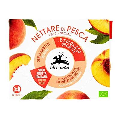 Alce Nero 4 PEZZI DA ML200X3 NETTARE, SUCCO DI FRUTTA IN BRIK BIO PESCA PRODOTTO BIOLOGICO Alce Nero 4 PEZZI DA ML200X3 NETTARE, SUCCO DI FRUTTA IN BRIK BIO PESCA PRODOTTO BIOLOGICO