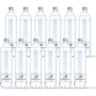 San Benedetto Acqua Tower Naturale 1l Acqua Minerale Naturale Tower Icon Fonte Benedicta Confezione da 12 Bottiglie di PET da 1000ml San Benedetto Acqua Tower Naturale 1l Acqua Minerale Naturale Tower Icon Fonte Benedicta Confezione da 12 Bottiglie di PET da 1000ml