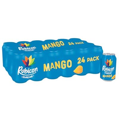 Rubicon Mango Sparkling Drink 330 ml (Pack of 24) Rubicon Mango Sparkling Drink 330 ml (Pack of 24)