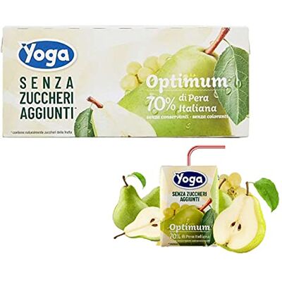Idea Yoga Succo Optimum Pera Italiana Senza Zuccheri Aggiunti 8 Confezioni da 3 x 200 ml Idea Yoga Succo Optimum Pera Italiana Senza Zuccheri Aggiunti 8 Confezioni da 3 x 200 ml